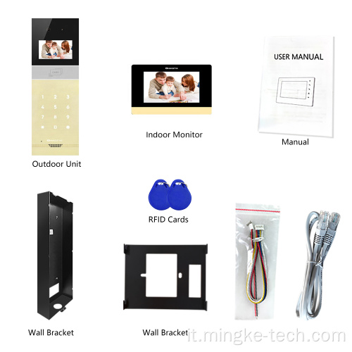 Smart Interfon System Video Video Night Vision HD